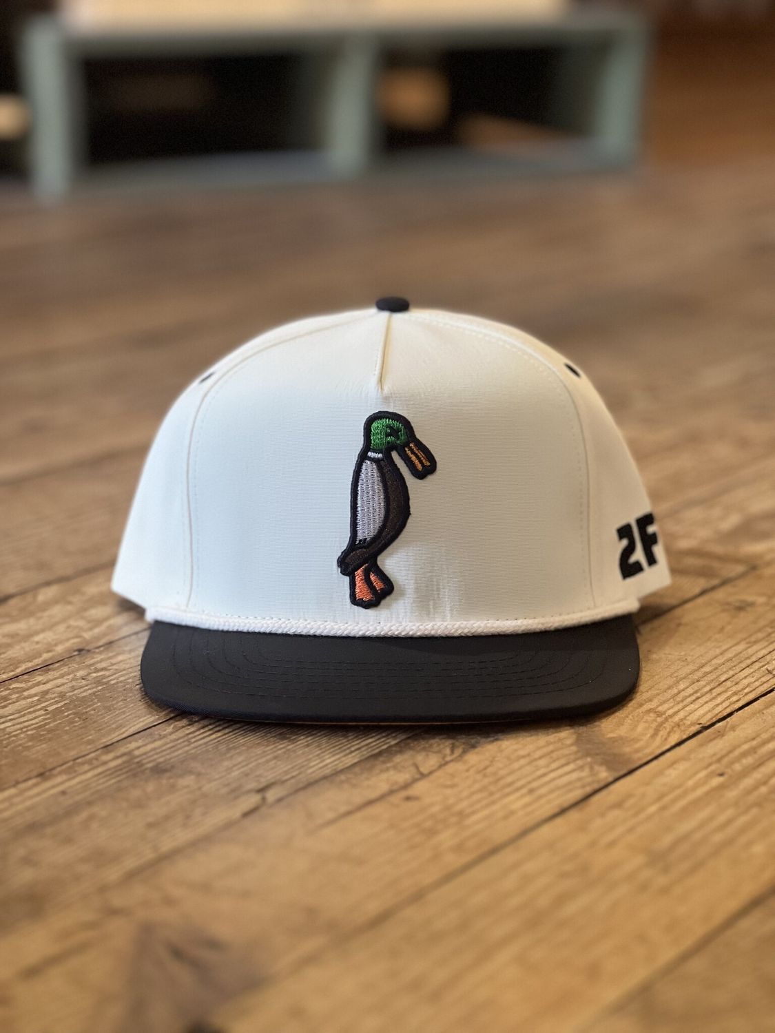 24.7Hunt Off White/Black Rope Hat