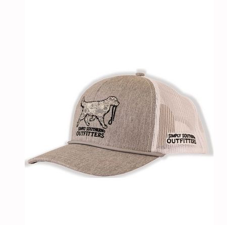 Simply Southern Embroidered Hat Camo Dog