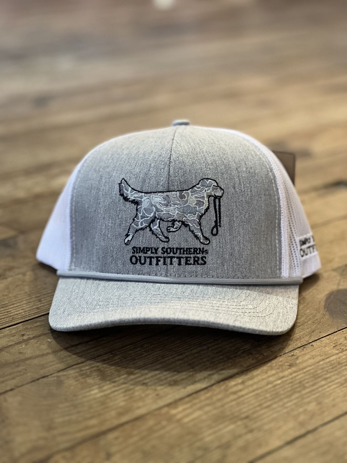 Simply Southern Embroidered Hat Camo Dog