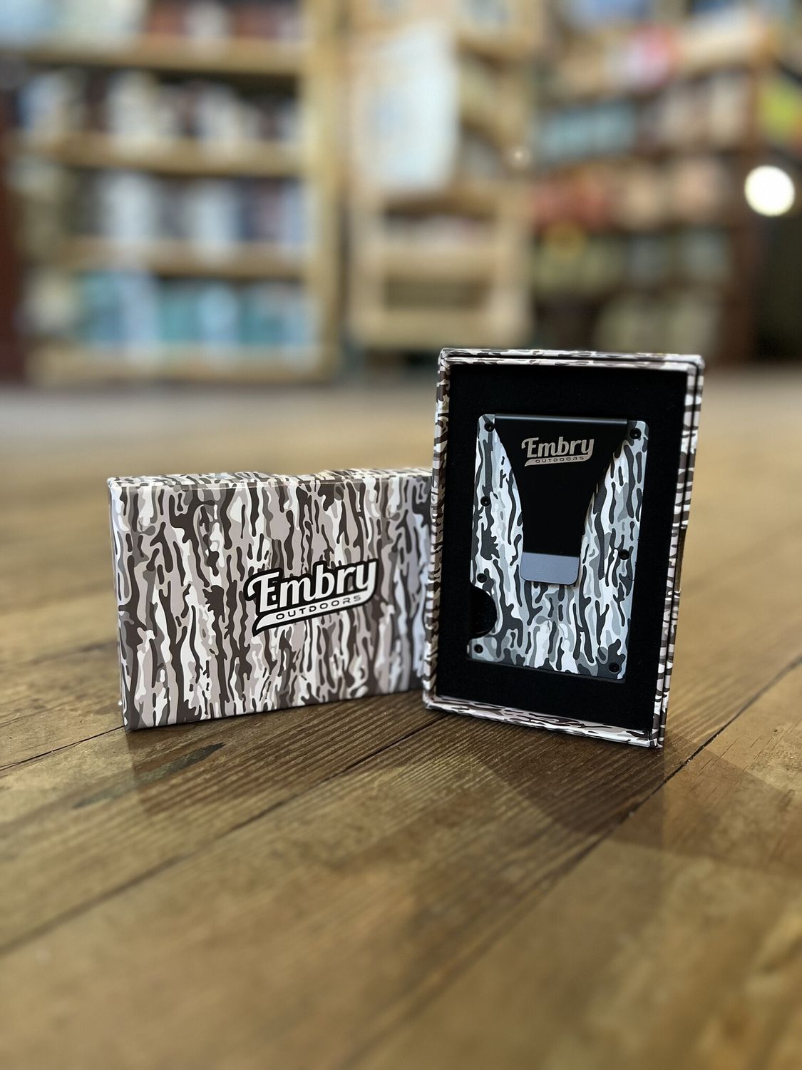 Embry White Ranch Money Clip