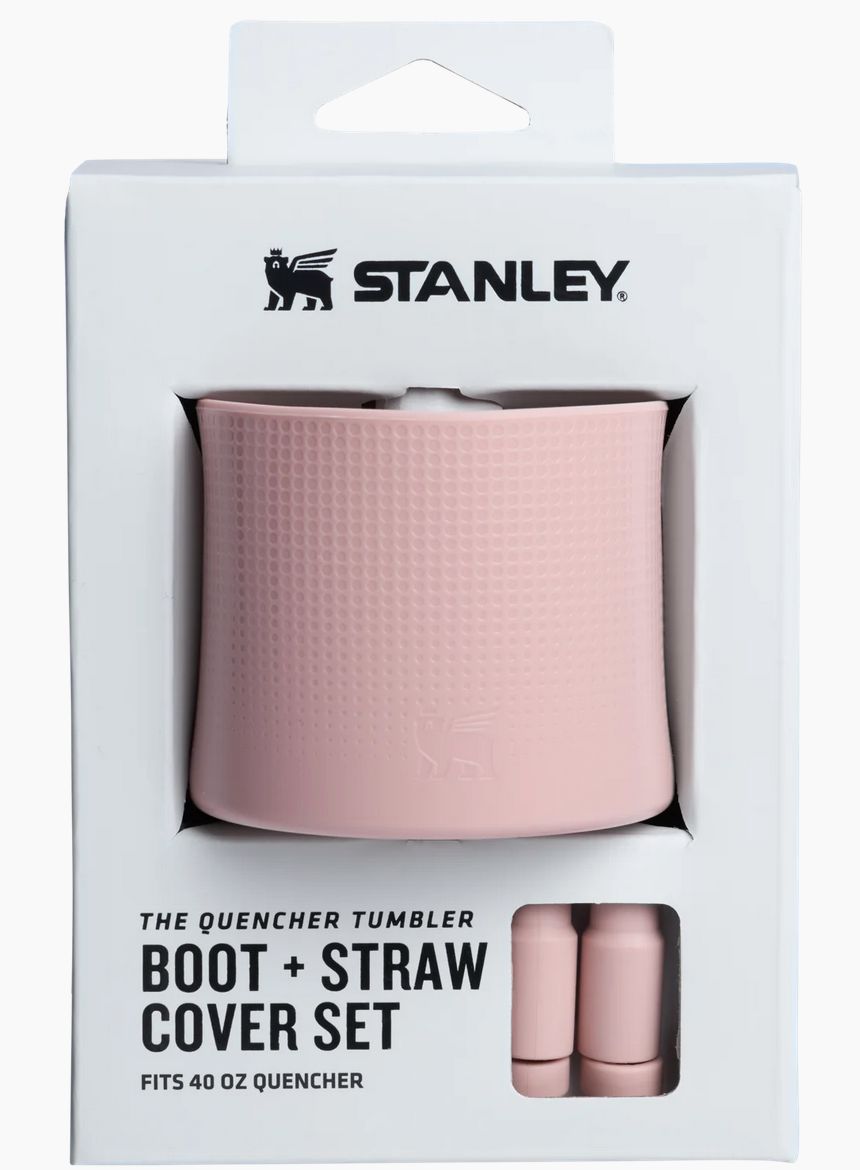 Stanley Quencher Boot and Straw Cover Set  Pink Dusk 40oz