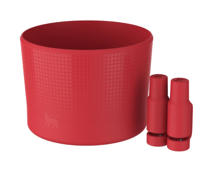 Stanley Quencher Boot and Straw Cover Set Chili Red 20/30 oz