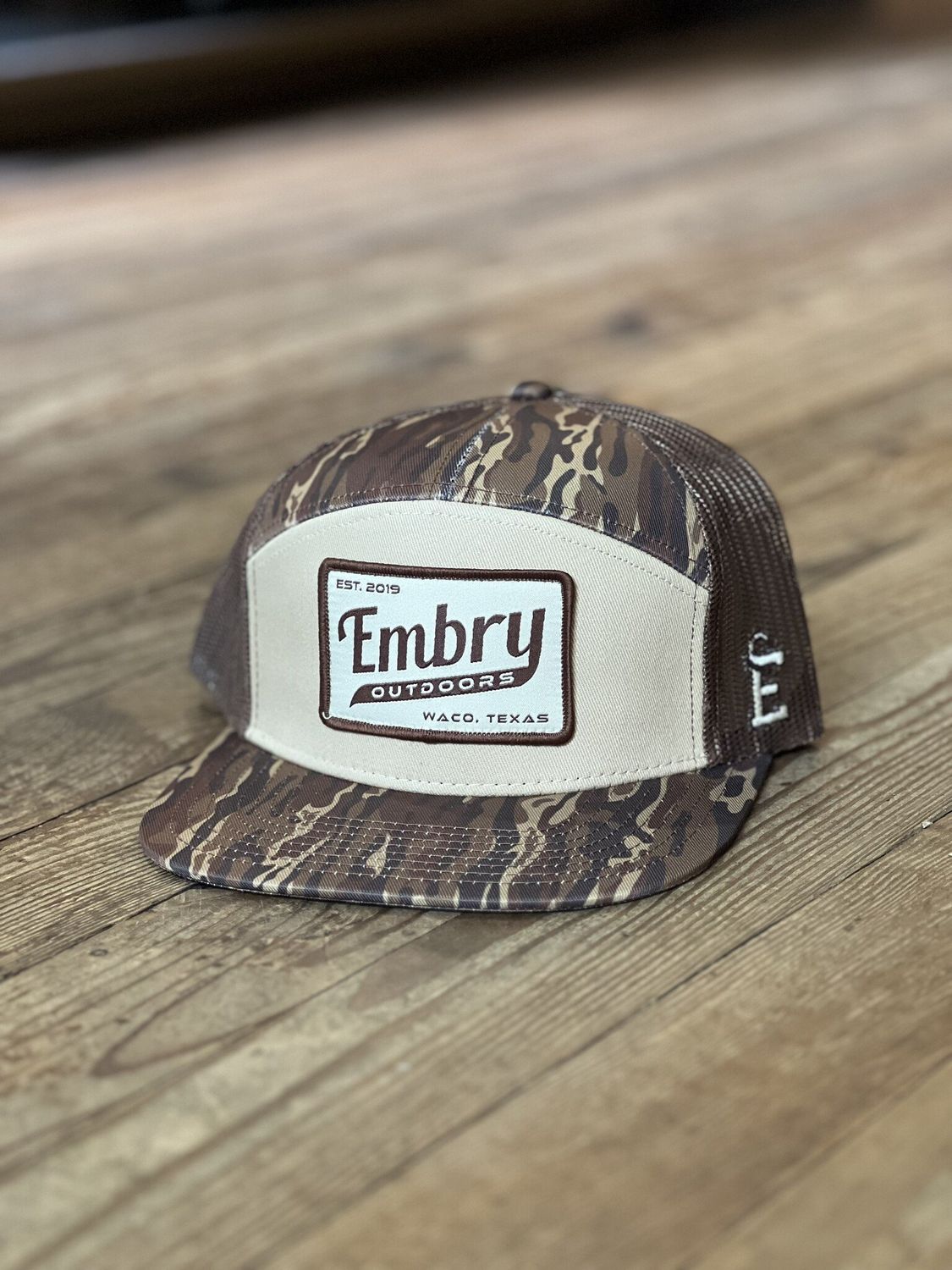 Embry Brown Ranch 7 Panel "Retro" Hat