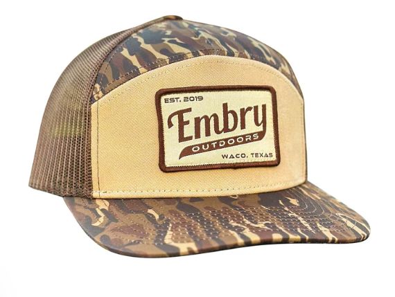 Embry Brown Ranch 7 Panel "Retro" Hat