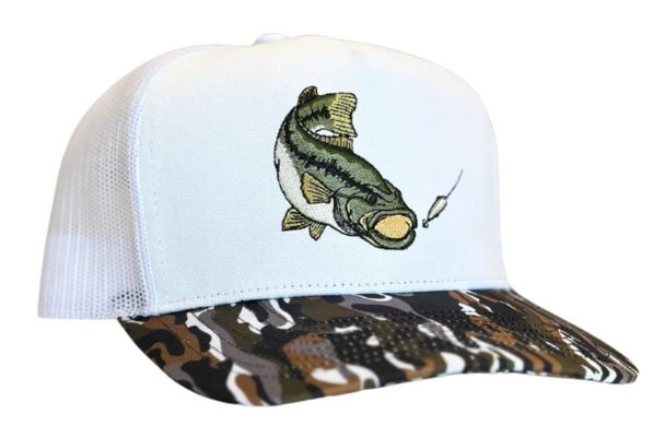 White Ranch "Bass" Mesh Trucker Hat
