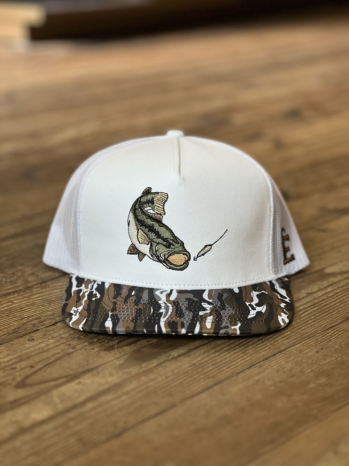 White Ranch "Bass" Mesh Trucker Hat