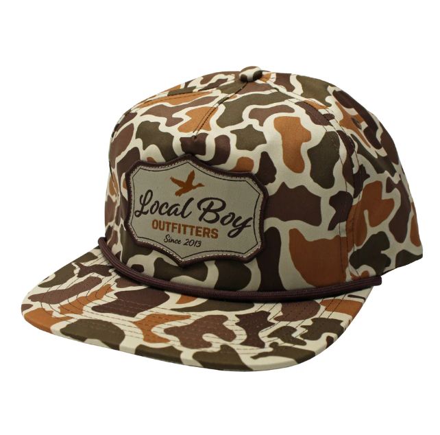 Local Boy Youth LP Duck Buckle Rope Hat Localflage Vintage