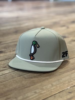 24.7Hunt Olive Duck Rope Hat