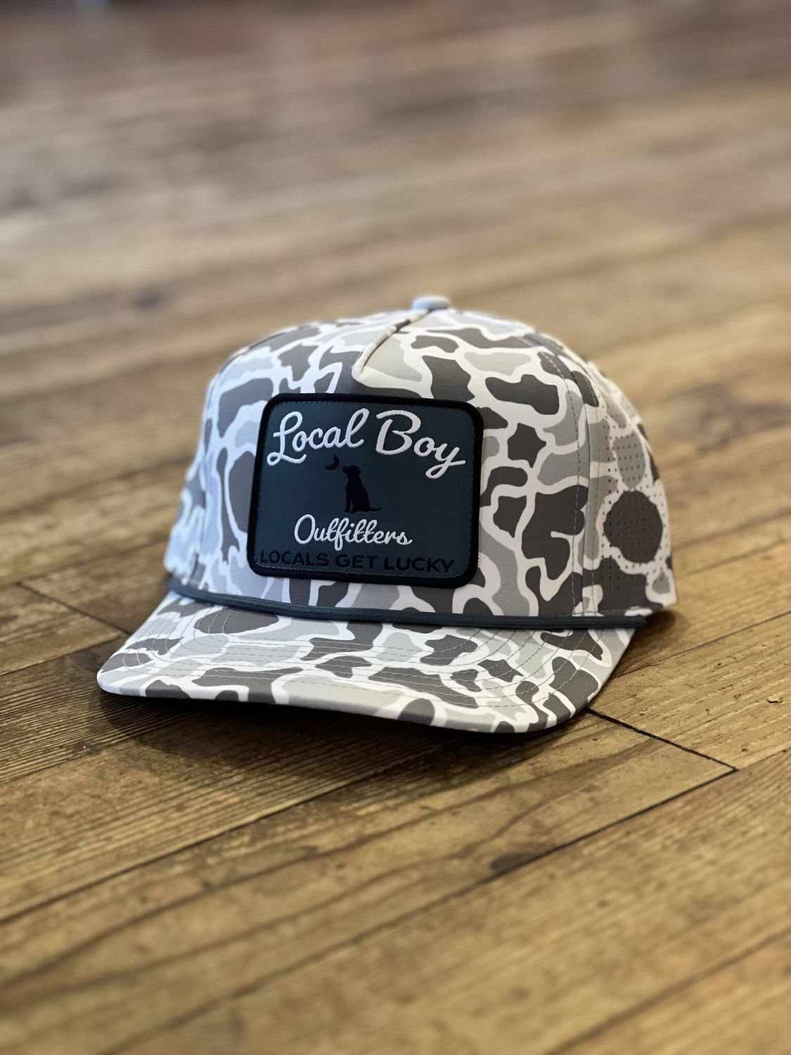 Local Boy Youth Local Classic Performance Rope Hat White Localflage