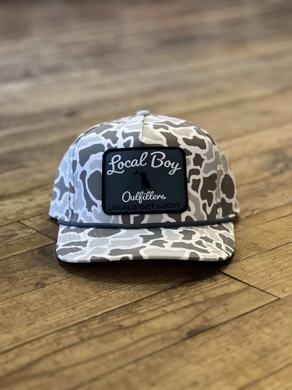 Local Boy Youth Local Classic Performance Rope Hat White Localflage