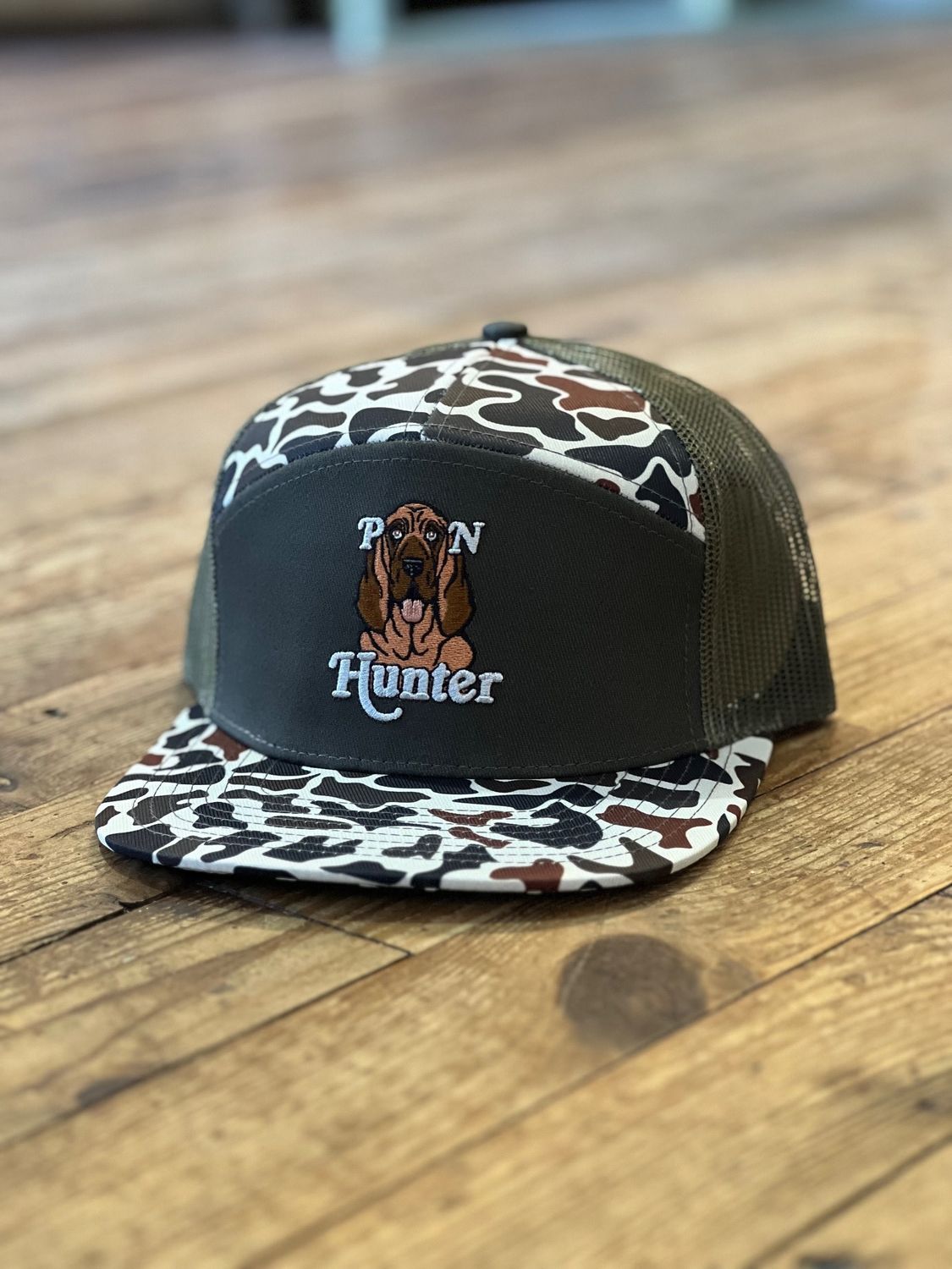 Poon Hunter 2.0  Old School Camo 7 Panel Hat