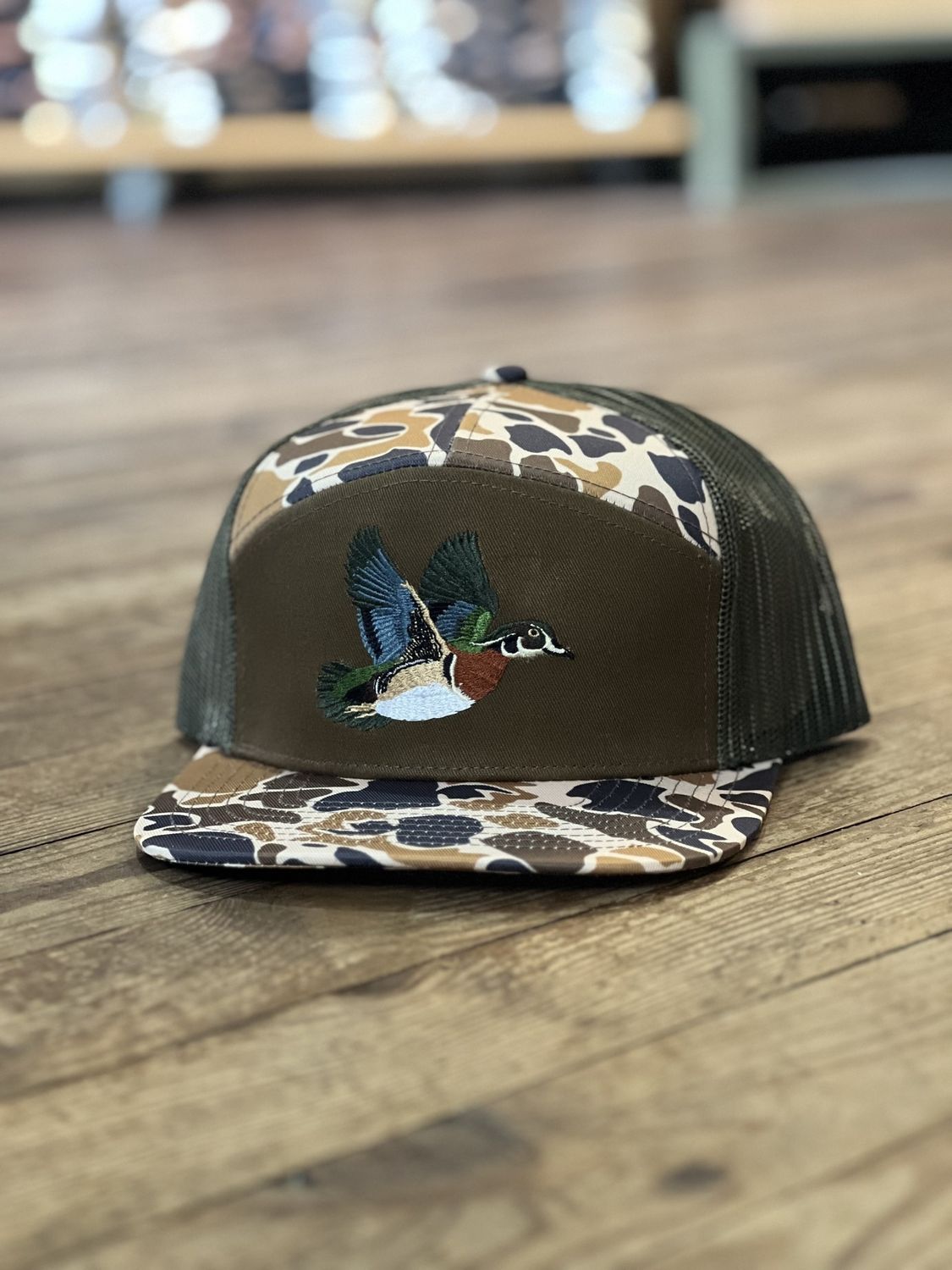 AIX Flying Woodie OSC Clay 7 Panel Hat