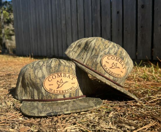 Combat Waterfowl Goat Rope Hat New Bottomland Patch