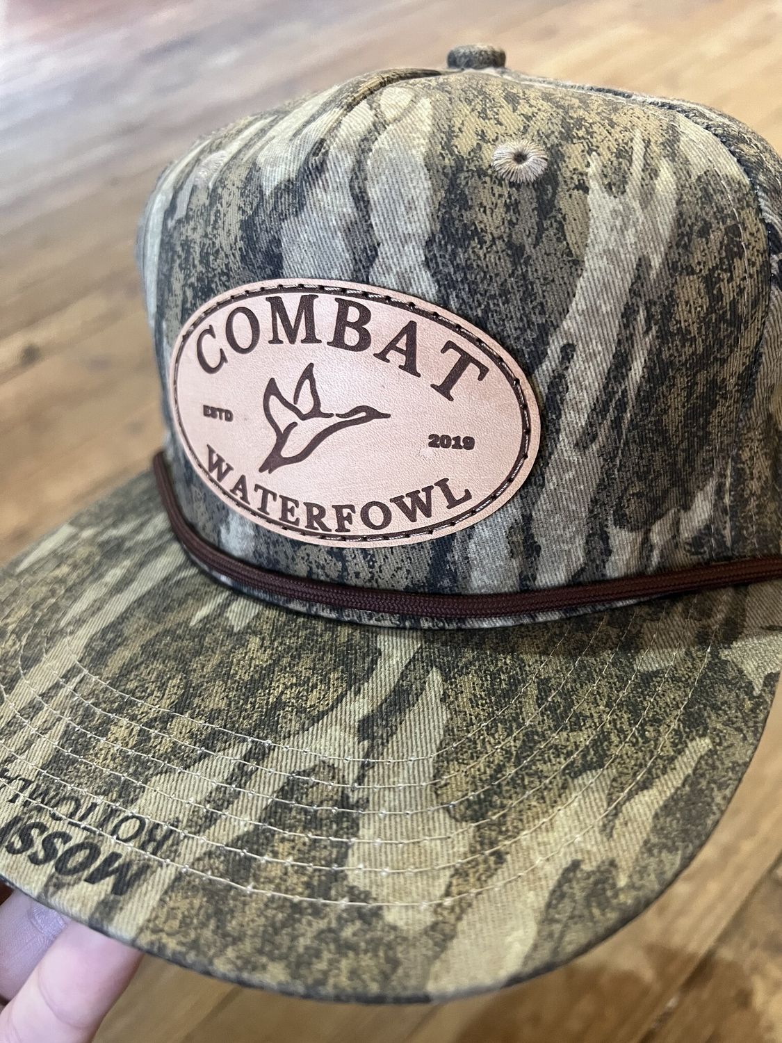 Combat Waterfowl Goat Rope Hat New Bottomland Patch