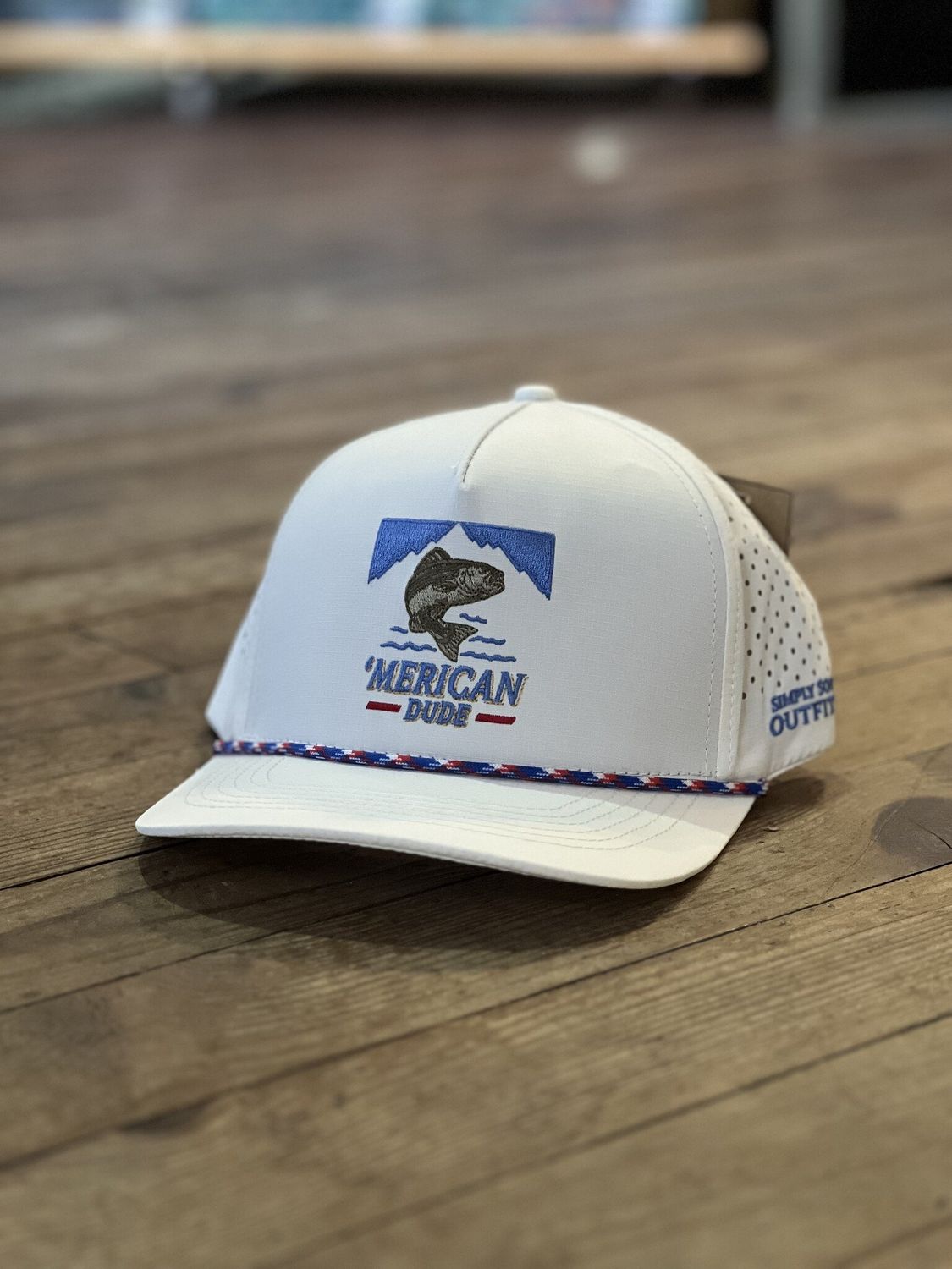Simply Southern  Embroided Hat Fish