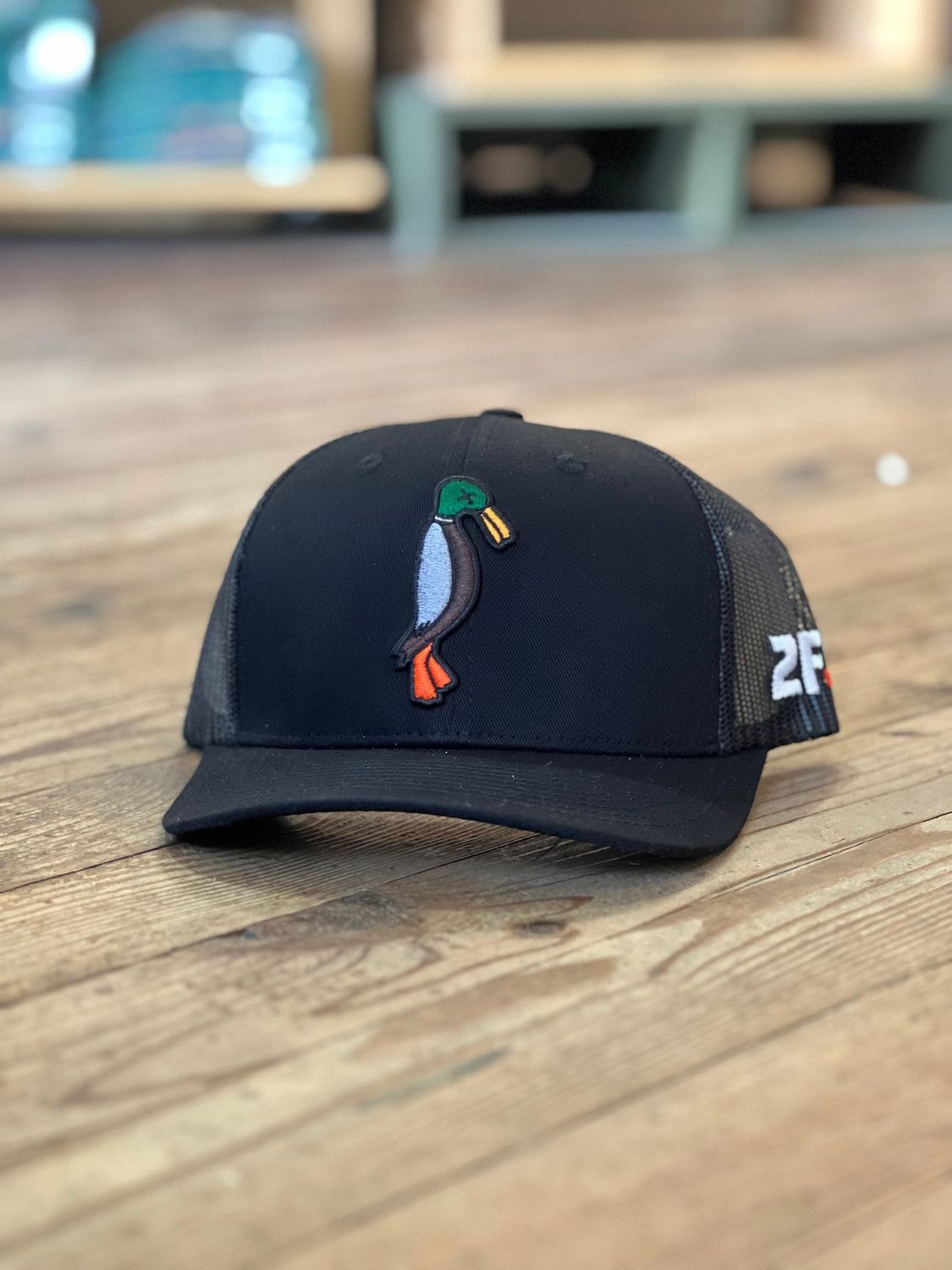 24.7Hunt Black Duck Trucker Hat