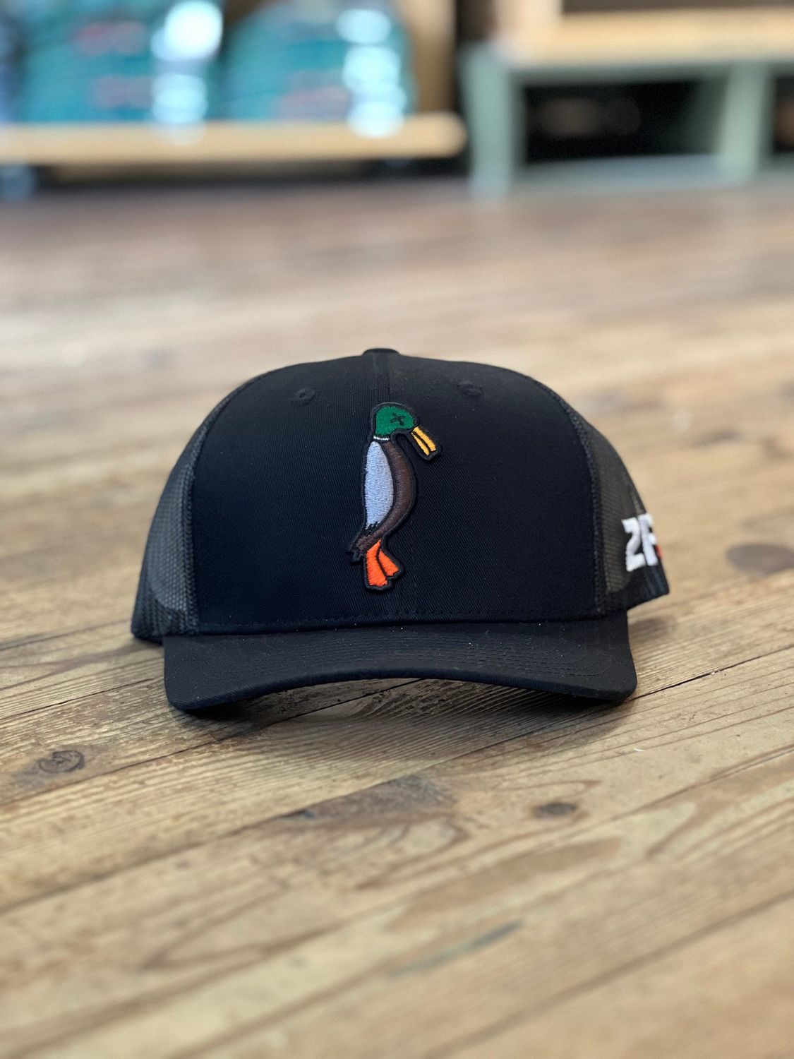 24.7Hunt Black Duck Trucker Hat