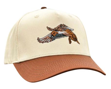 Cream/Brown Pintail Trucker Hat