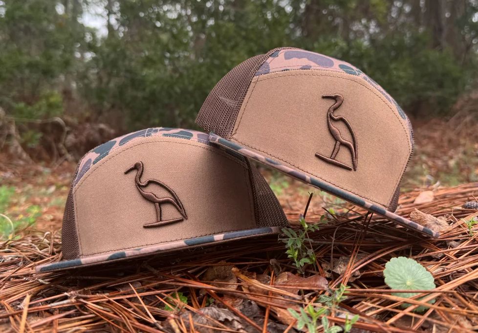 DM Heron 7 Panel Delta Chocolate Lost Hat Co