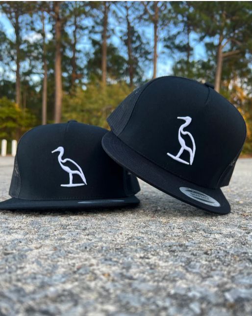 DM Heron Hat Black Yupoong