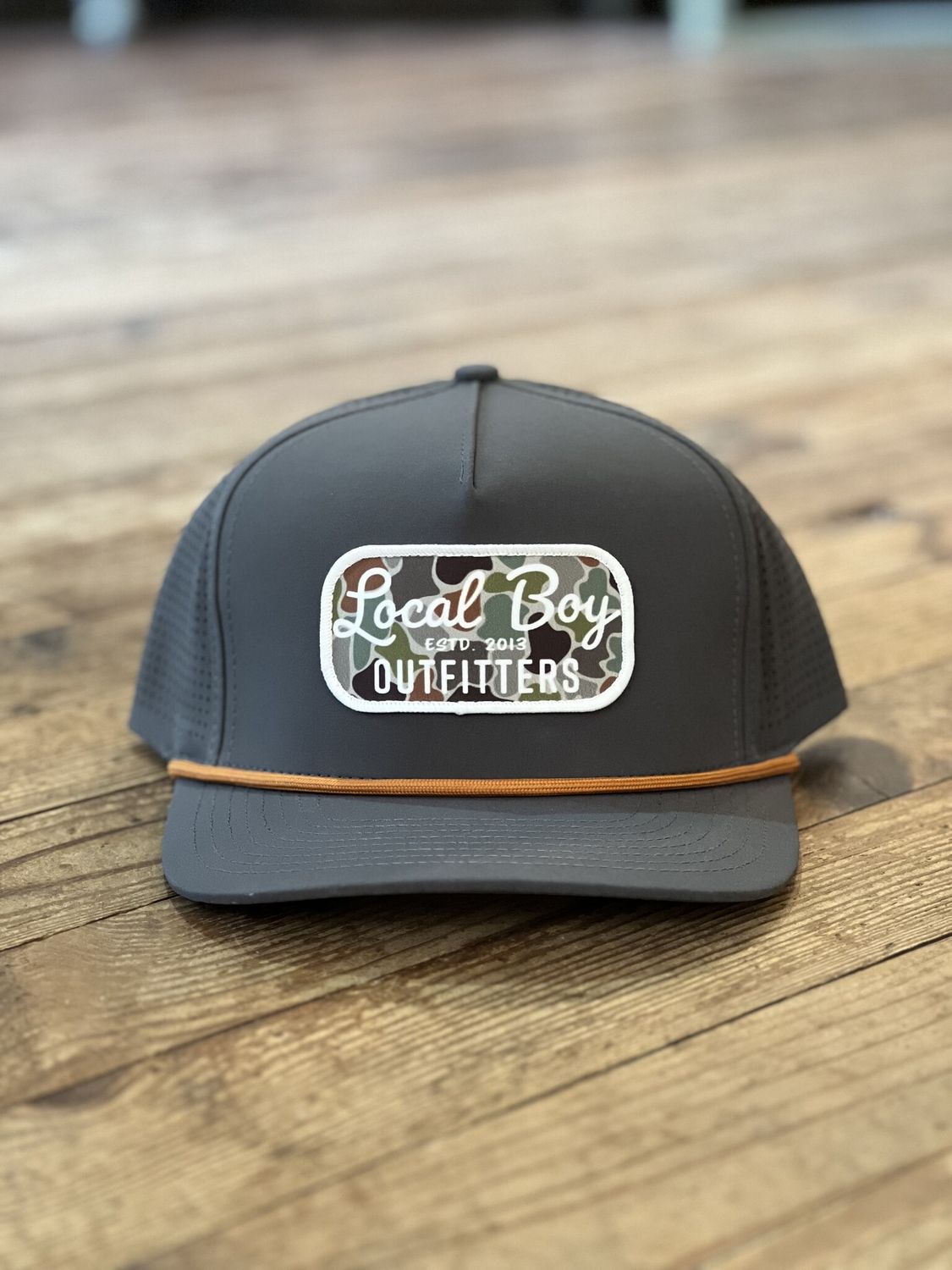 Local Boy Retro Patch FC Performance Rope Hat Charcoal