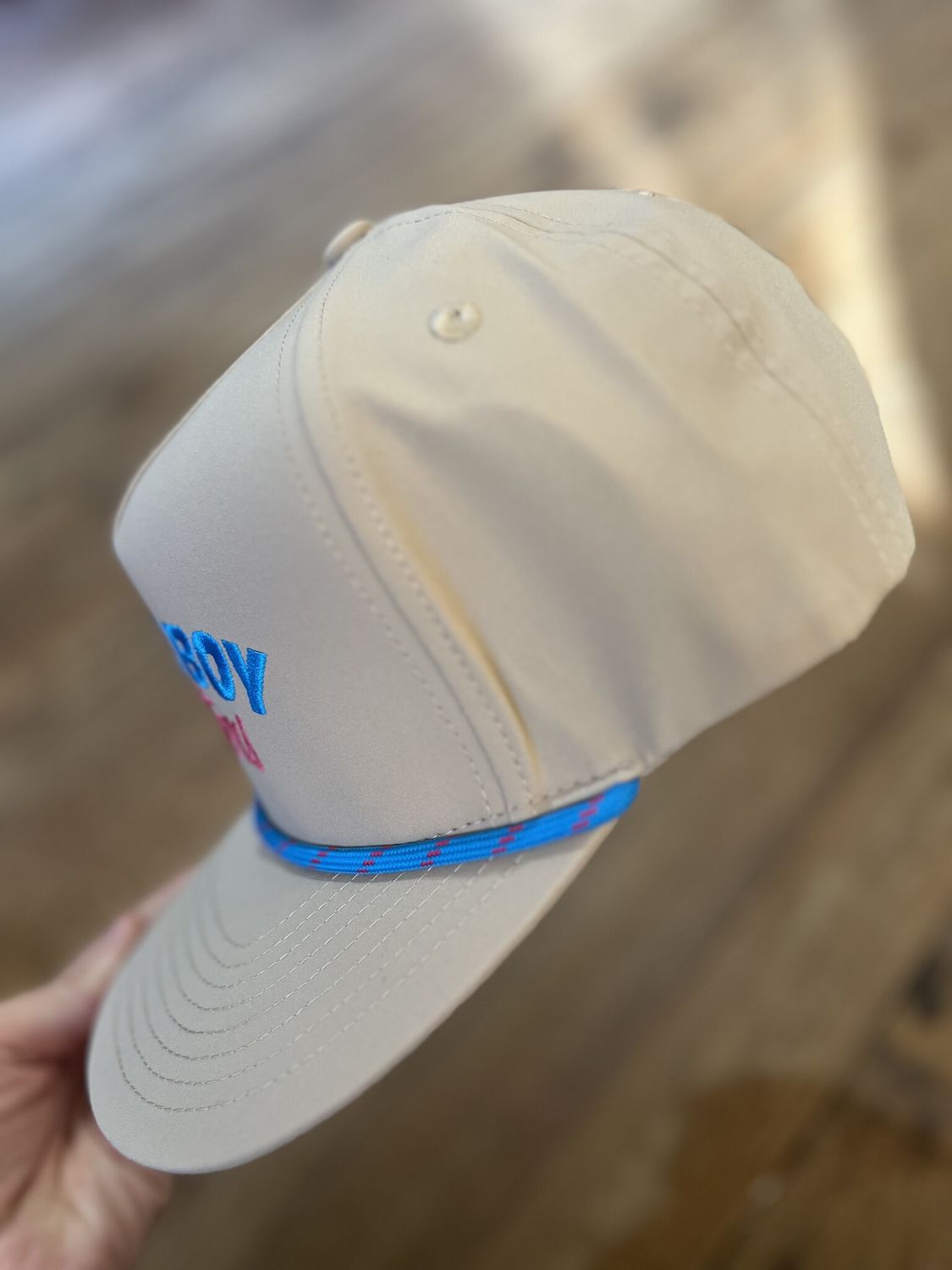 Local Boy Spring Break Rope Hat Khaki