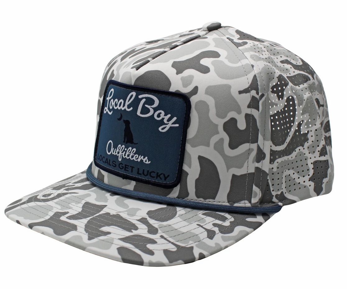 Local Boy Local Classic Perfromance Rope Hat White Localflage