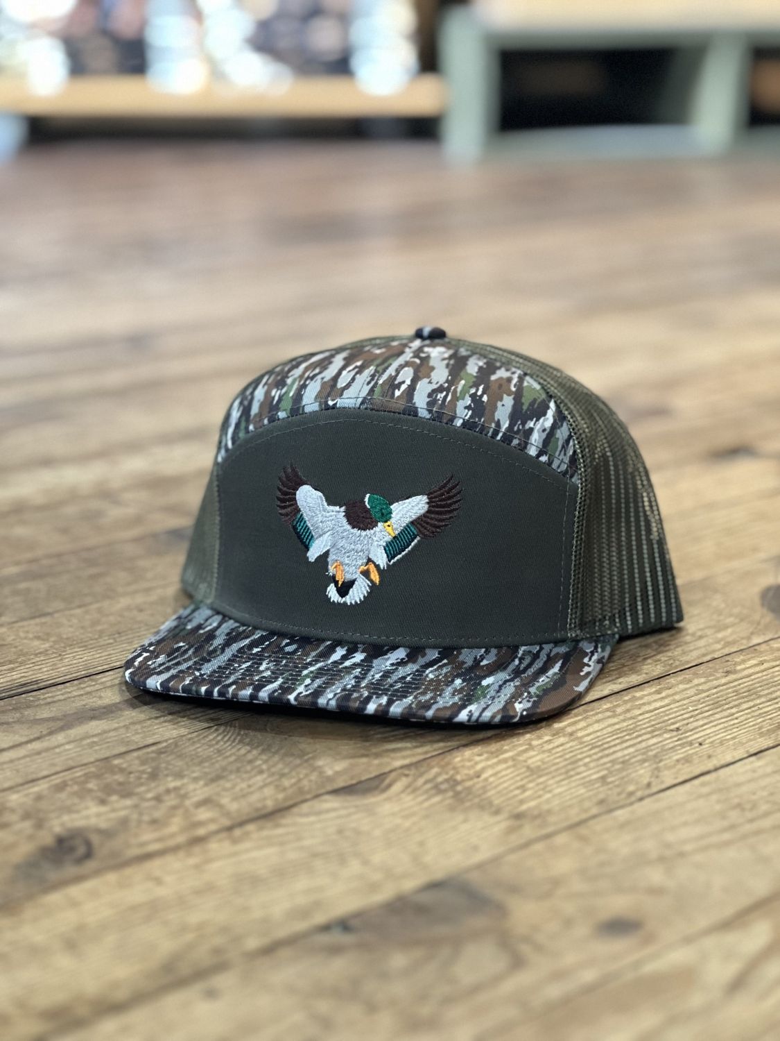 AIX Cupped Up Mallard Realtree Original 7 Panel Hat