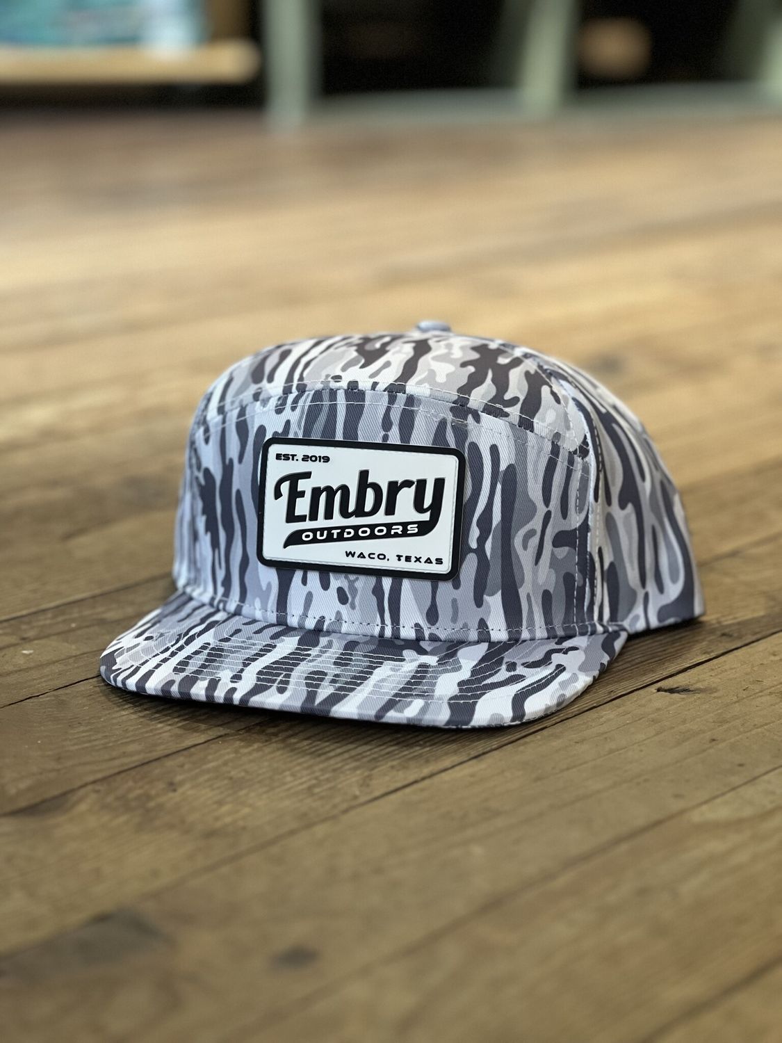 Embry White Ranch 6 Panel Hat