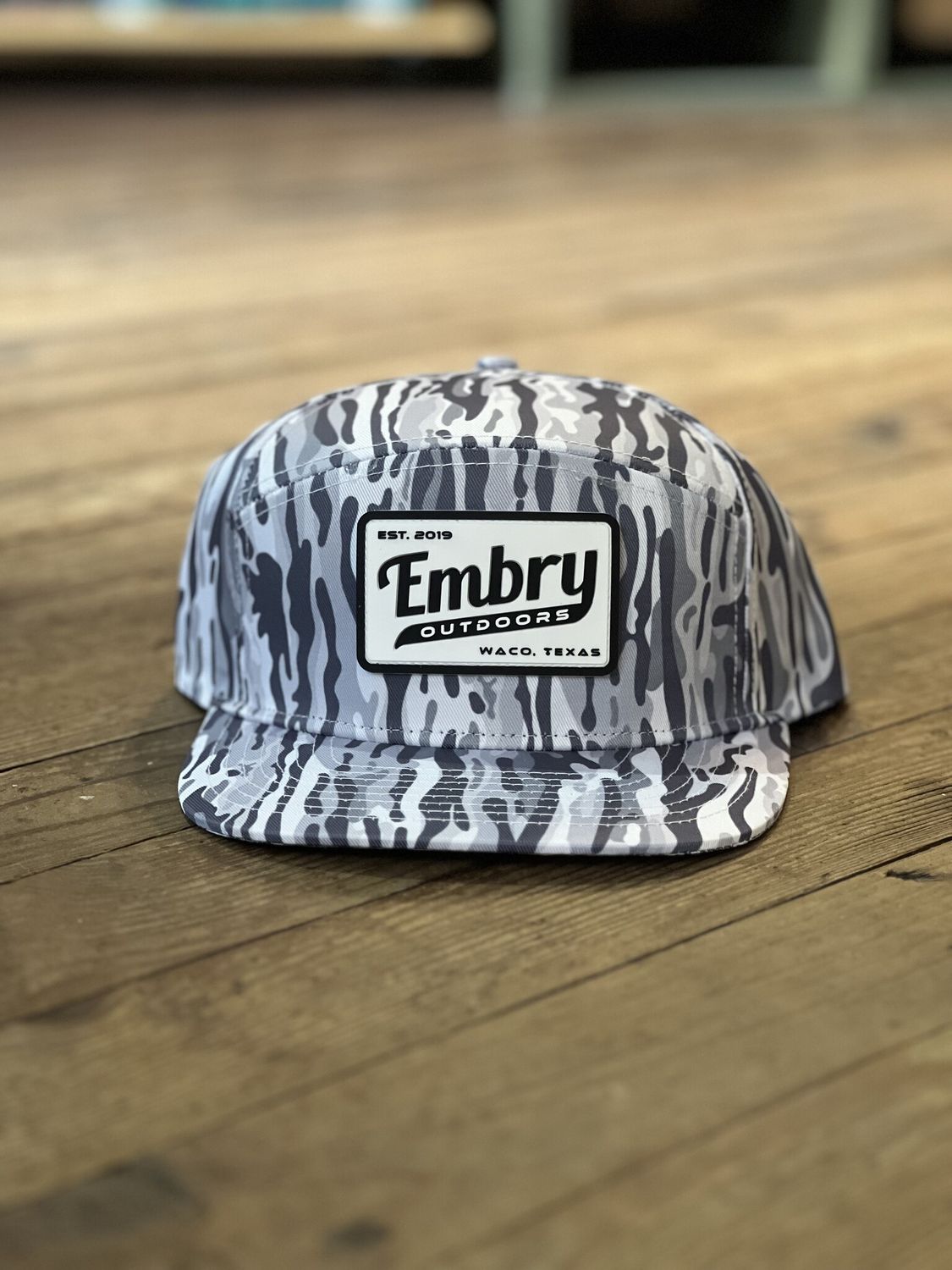 Embry White Ranch 6 Panel Hat
