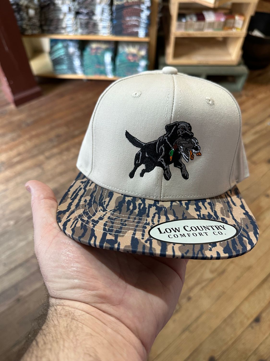 Leaping Lab Hat Beige/Bottomland