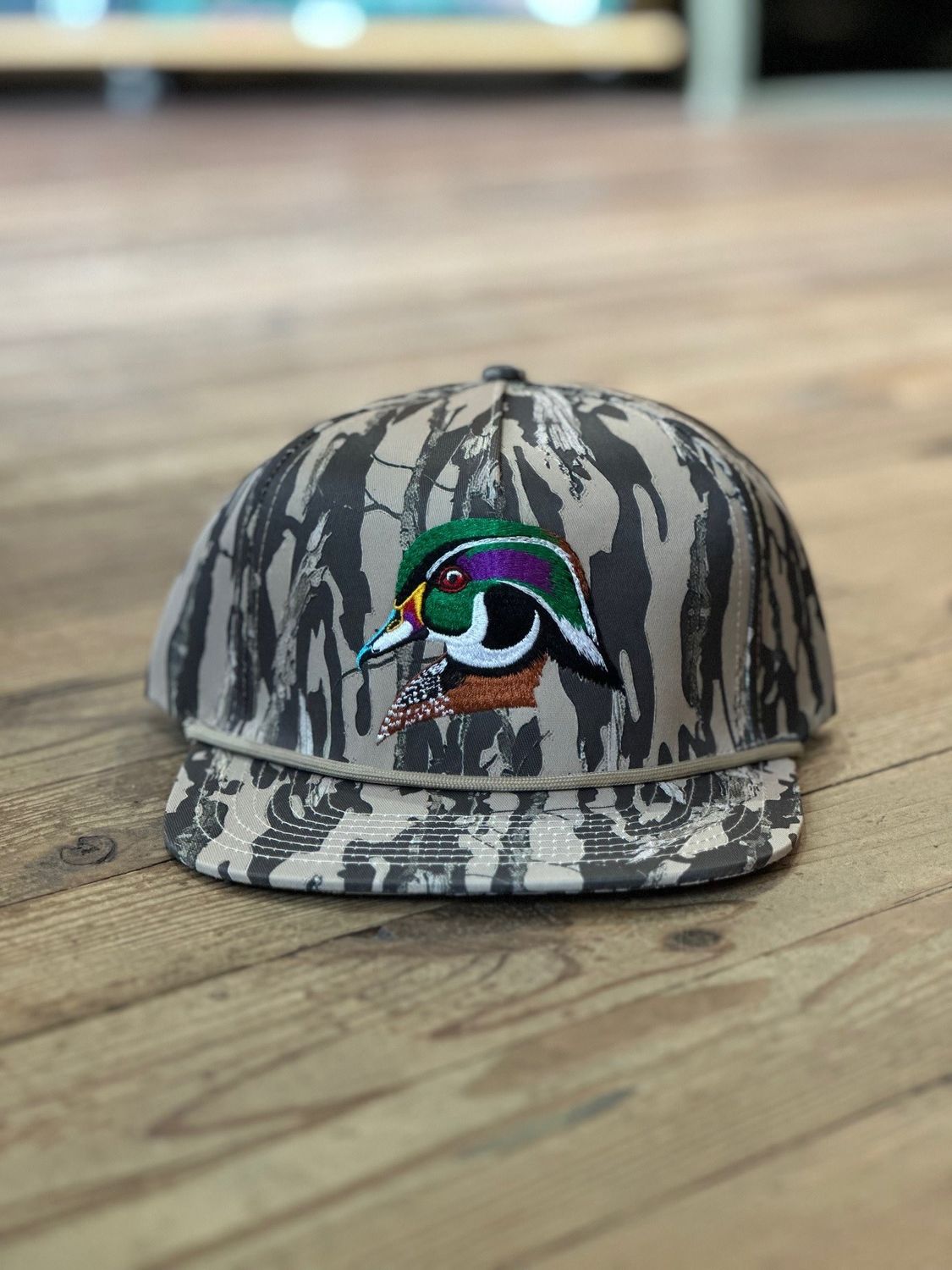 AIX Vintage Timber Wood Duck Rope Hat
