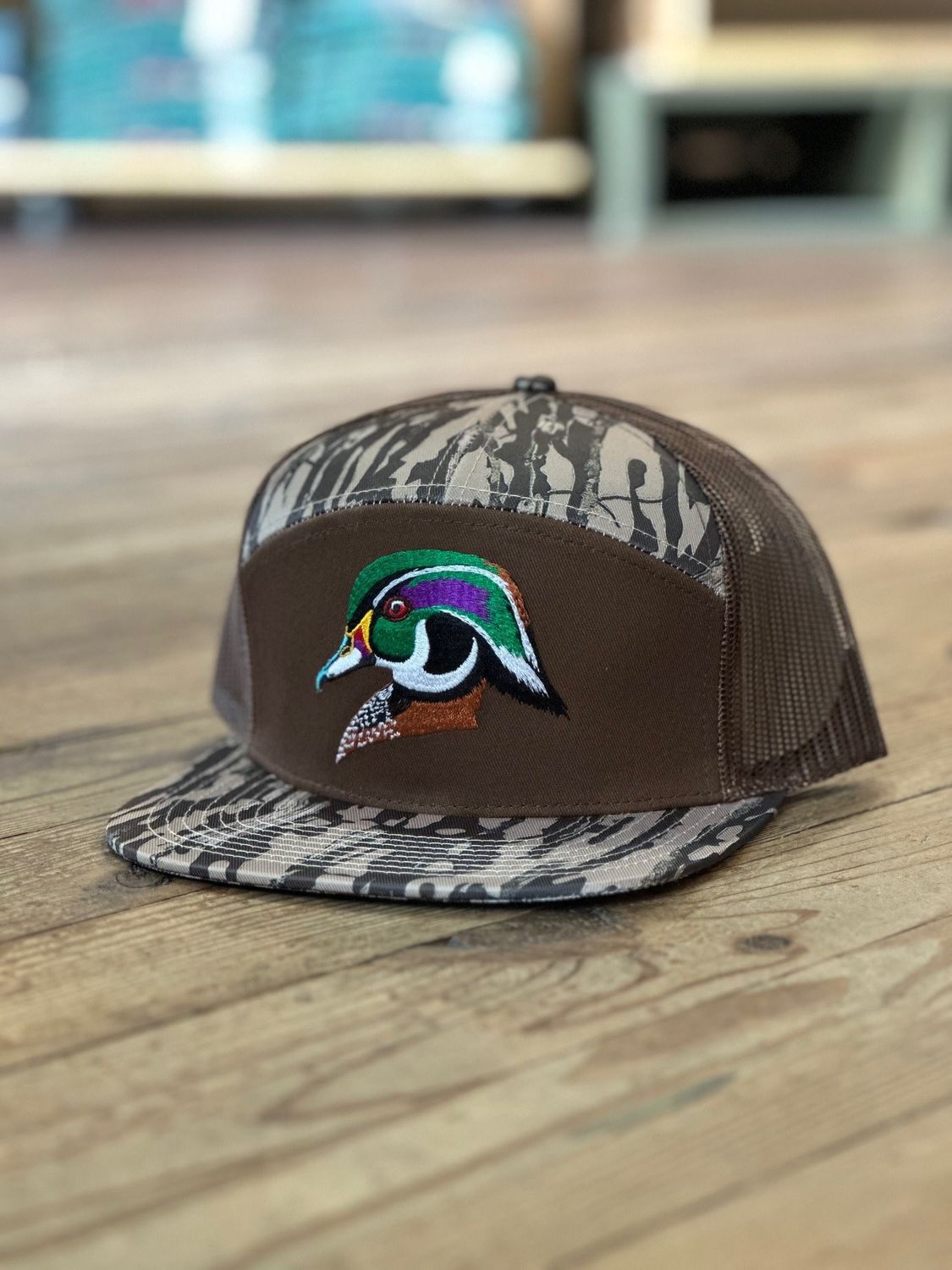 AIX Wood Duck Vintage Timber 7 Panel Hat