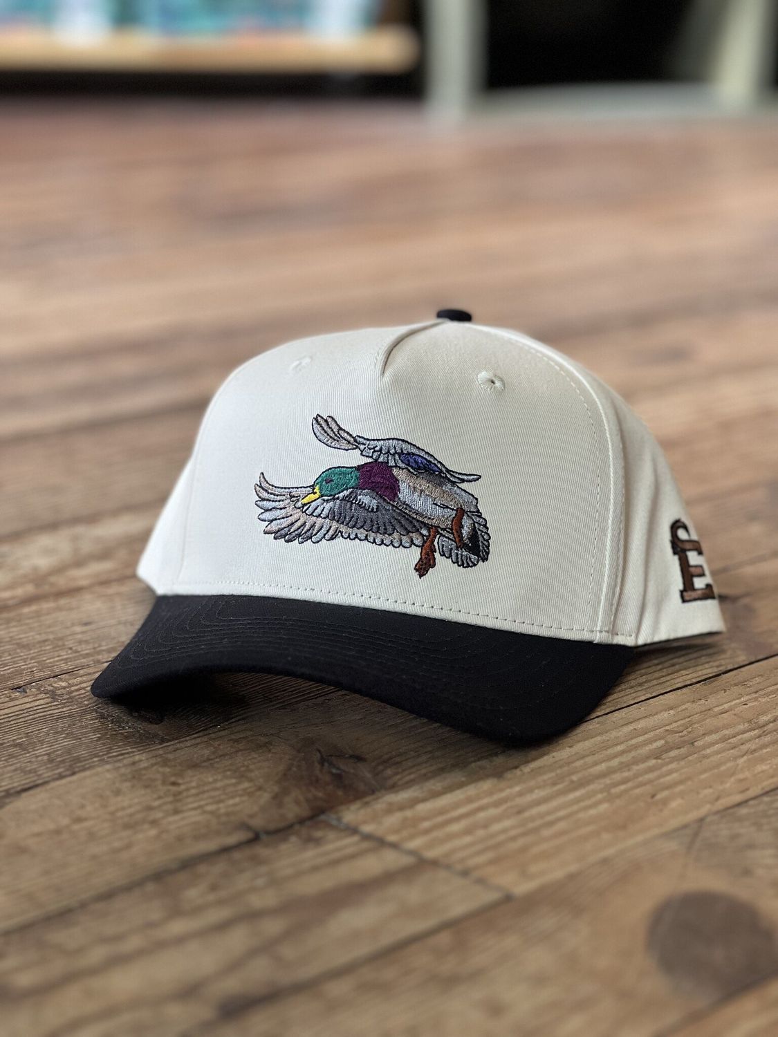 Embry Cream/Black Mallard Trucker Hat