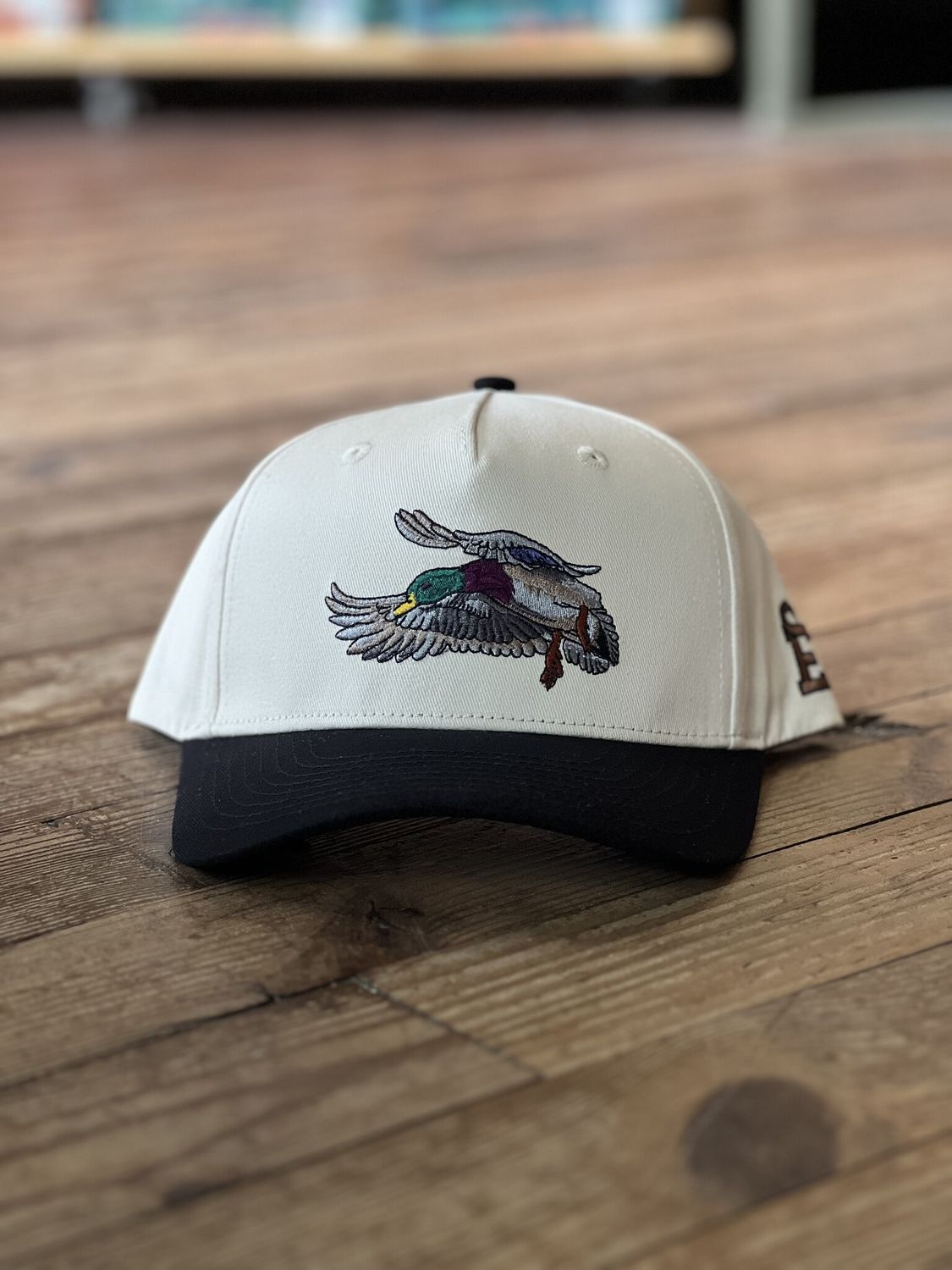 Embry Cream/Black Mallard Trucker Hat