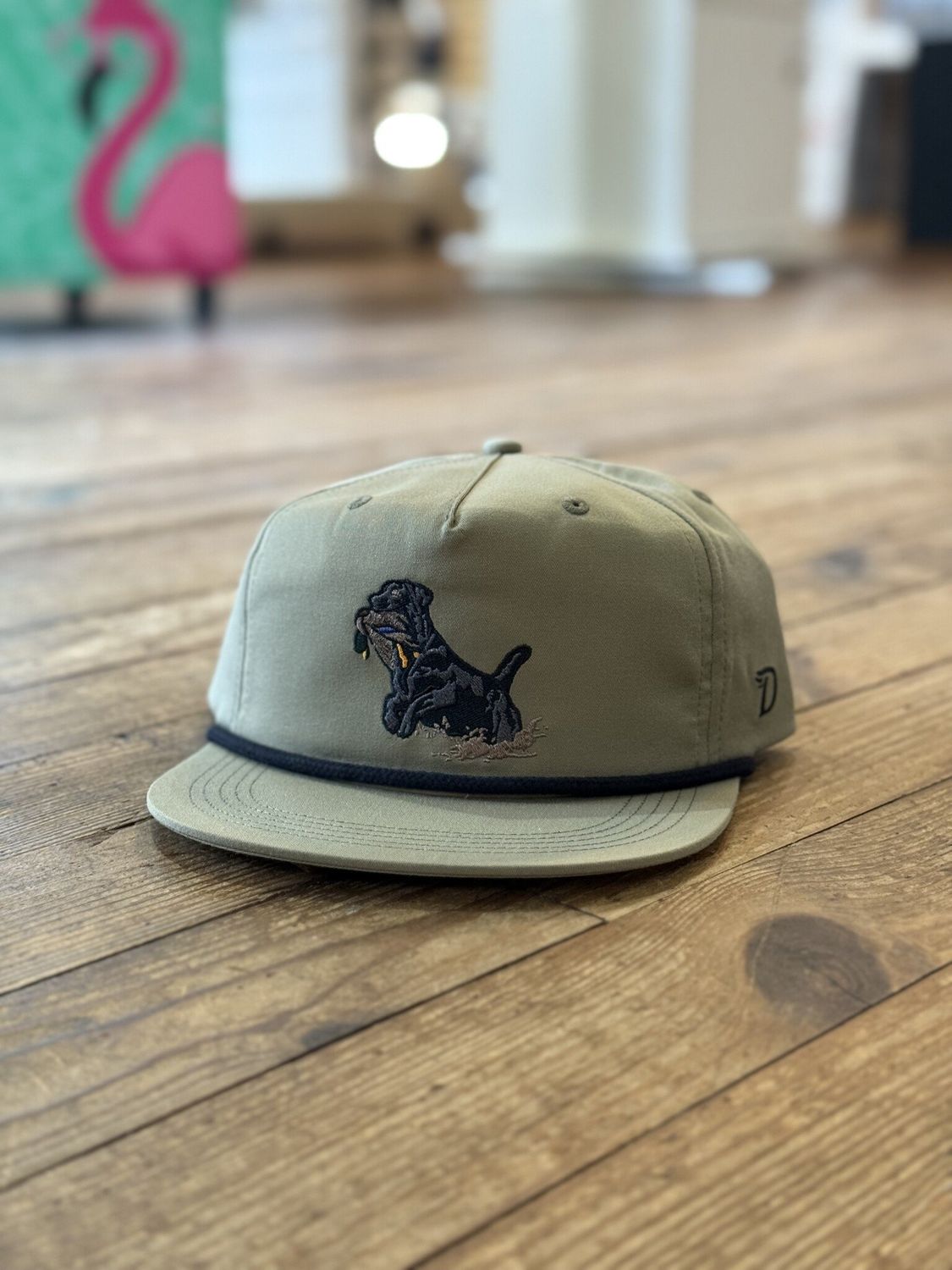 Duck Camp Black Lab Hat Sagebrush