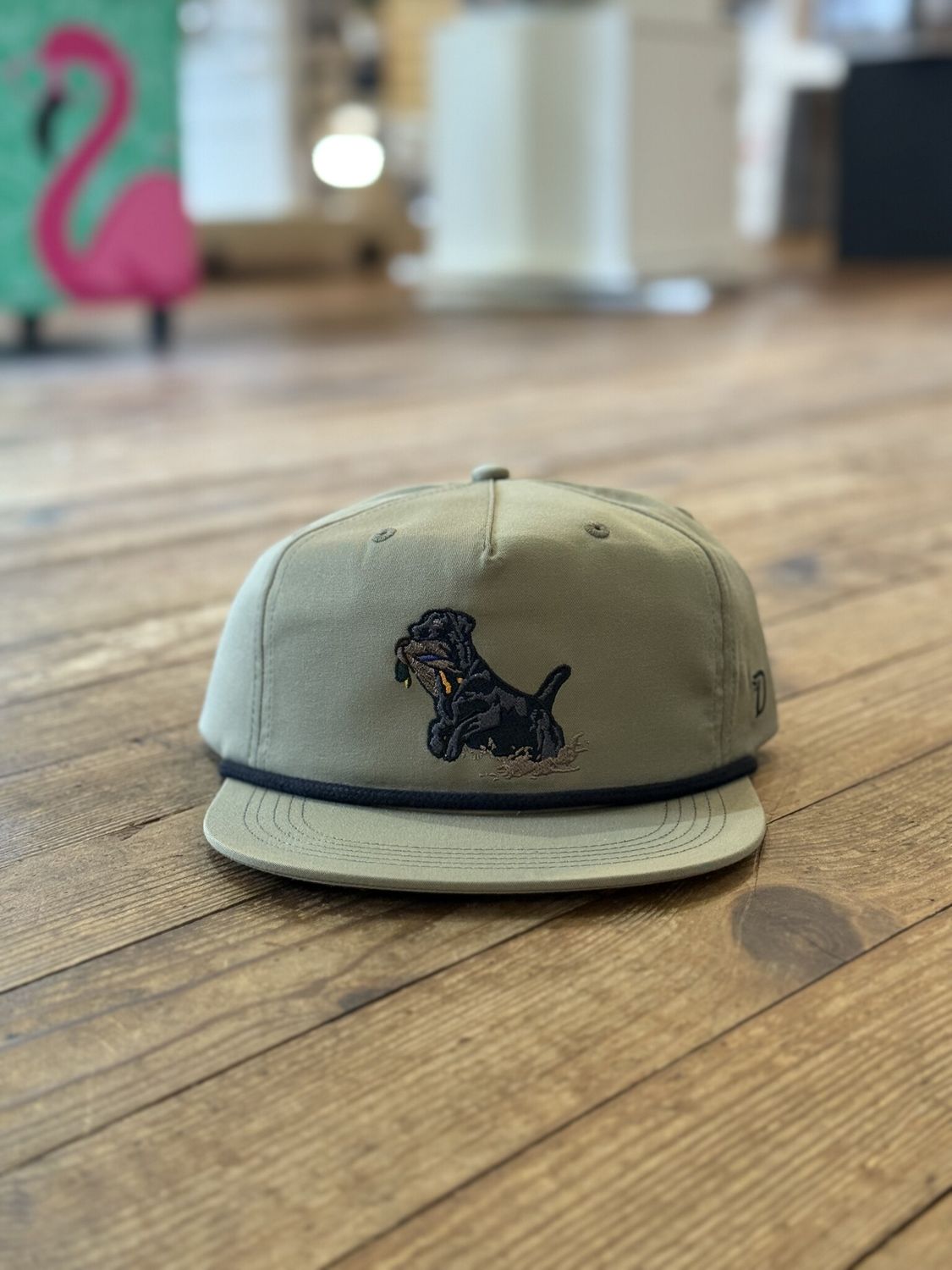 Duck Camp Black Lab Hat Sagebrush