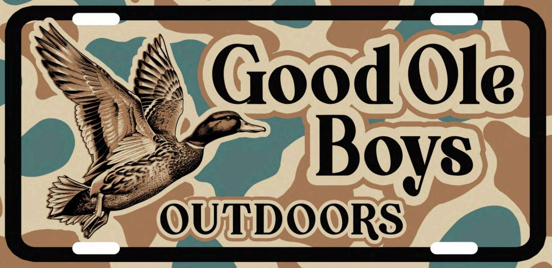 GOB Mallard Camo License Plate