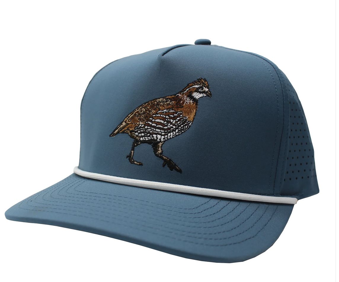 Local Boy Quail Perforated Rope Hat Sailor Blue