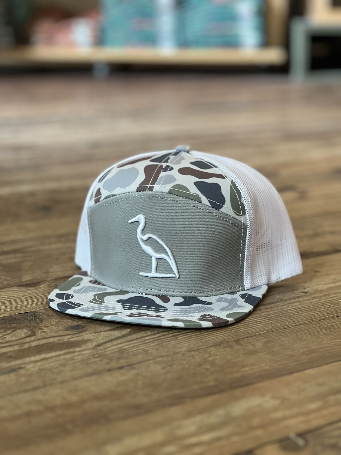 DM 7 Panel Hat Brackish/White