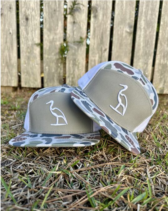 DM 7 Panel Hat Brackish/White