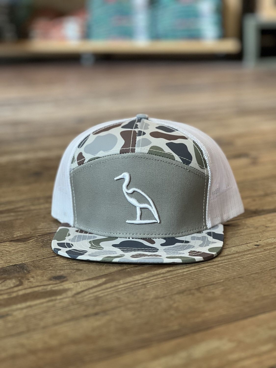 DM 7 Panel Hat Brackish/White