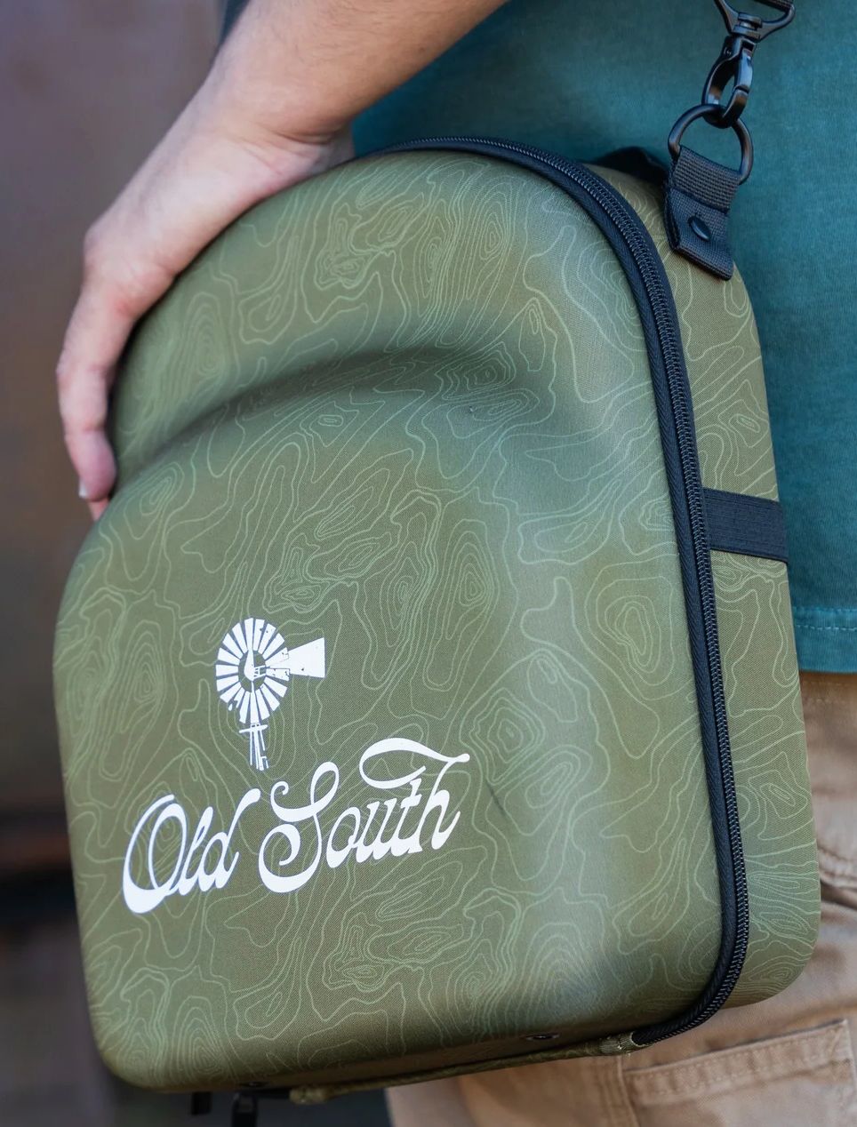 Old South Topographic 6 Hat Travel Case