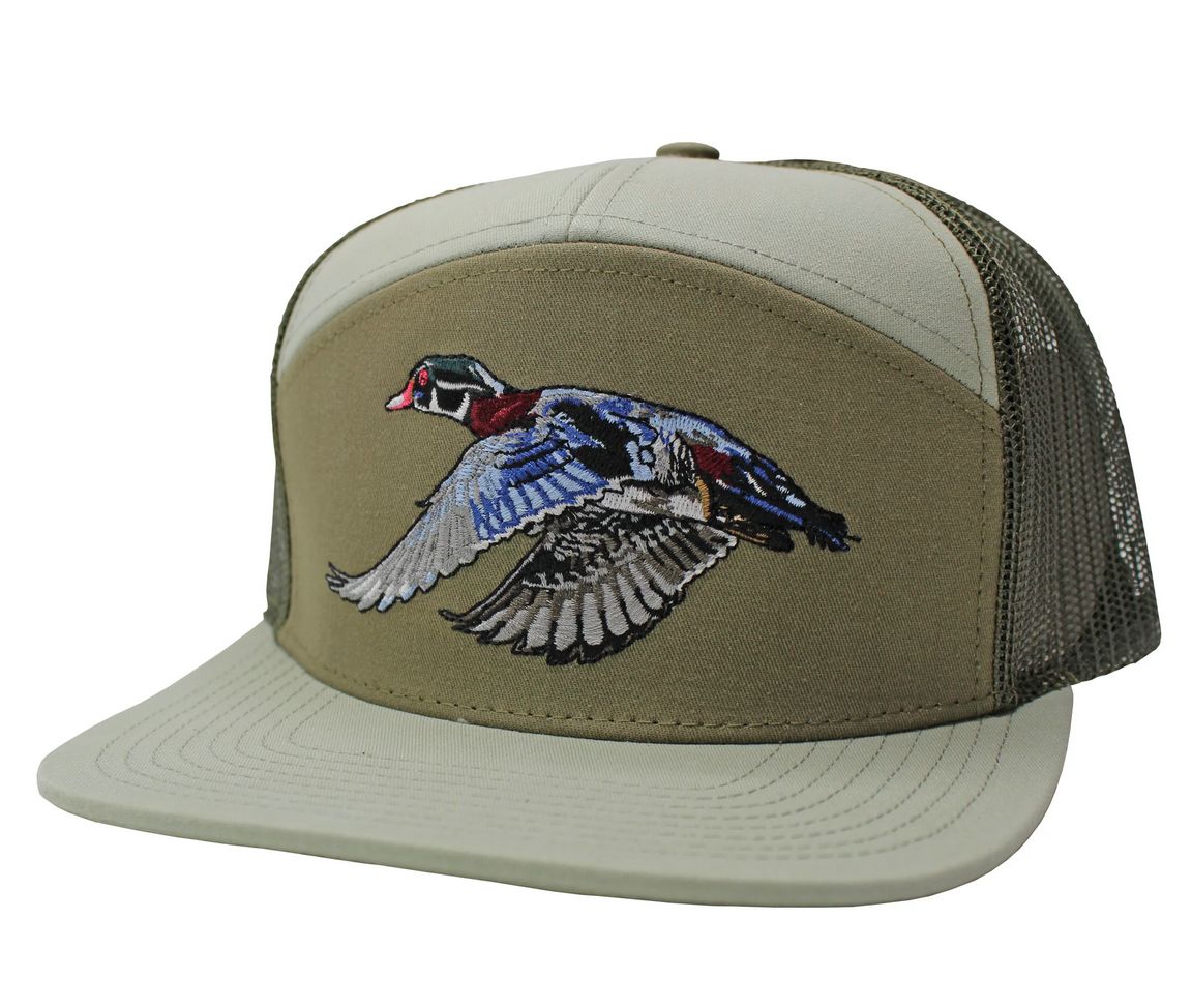 Local Boy Swamp Duck 7 Panel Hat Light Sage/Sage