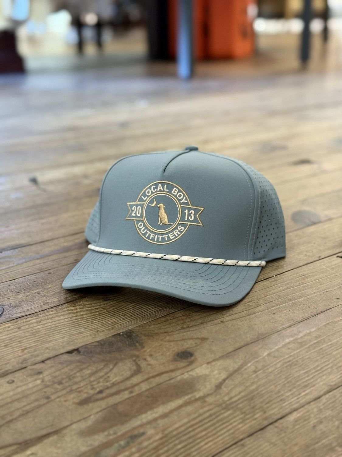 Local Boy Youth Banner HC Rope Hat Warm Grey