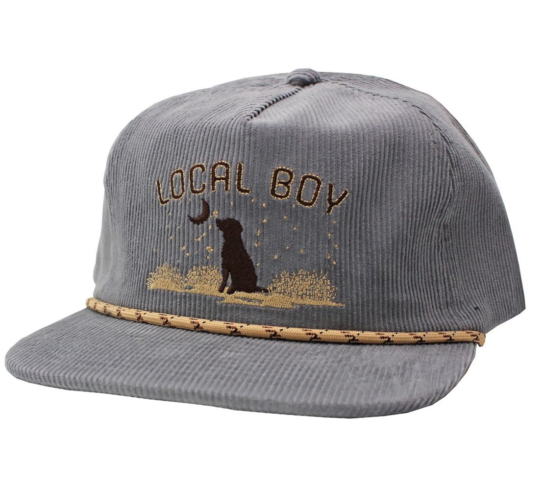 Local Boy Youth Desert Dog Corduroy Hat Faded Slate