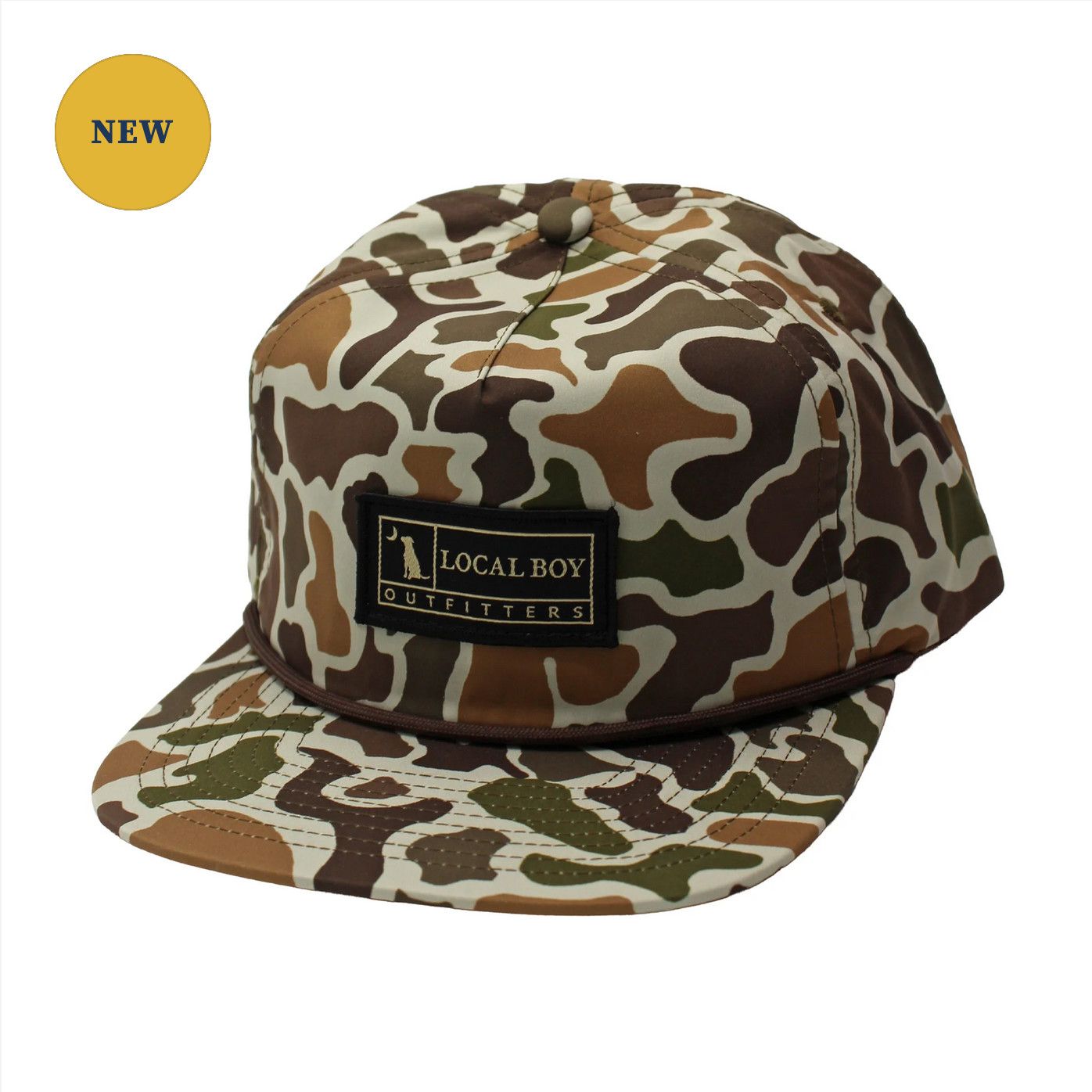 Youth Woven Patch Rope Localflage Vintage Hat