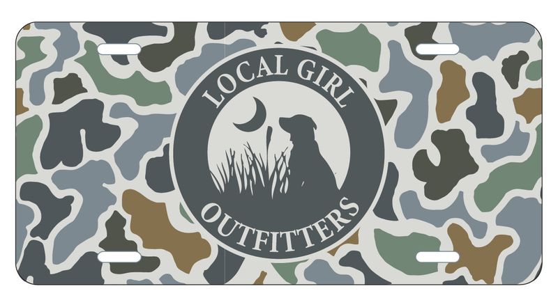 LG LocalFlage Bluff License Plate