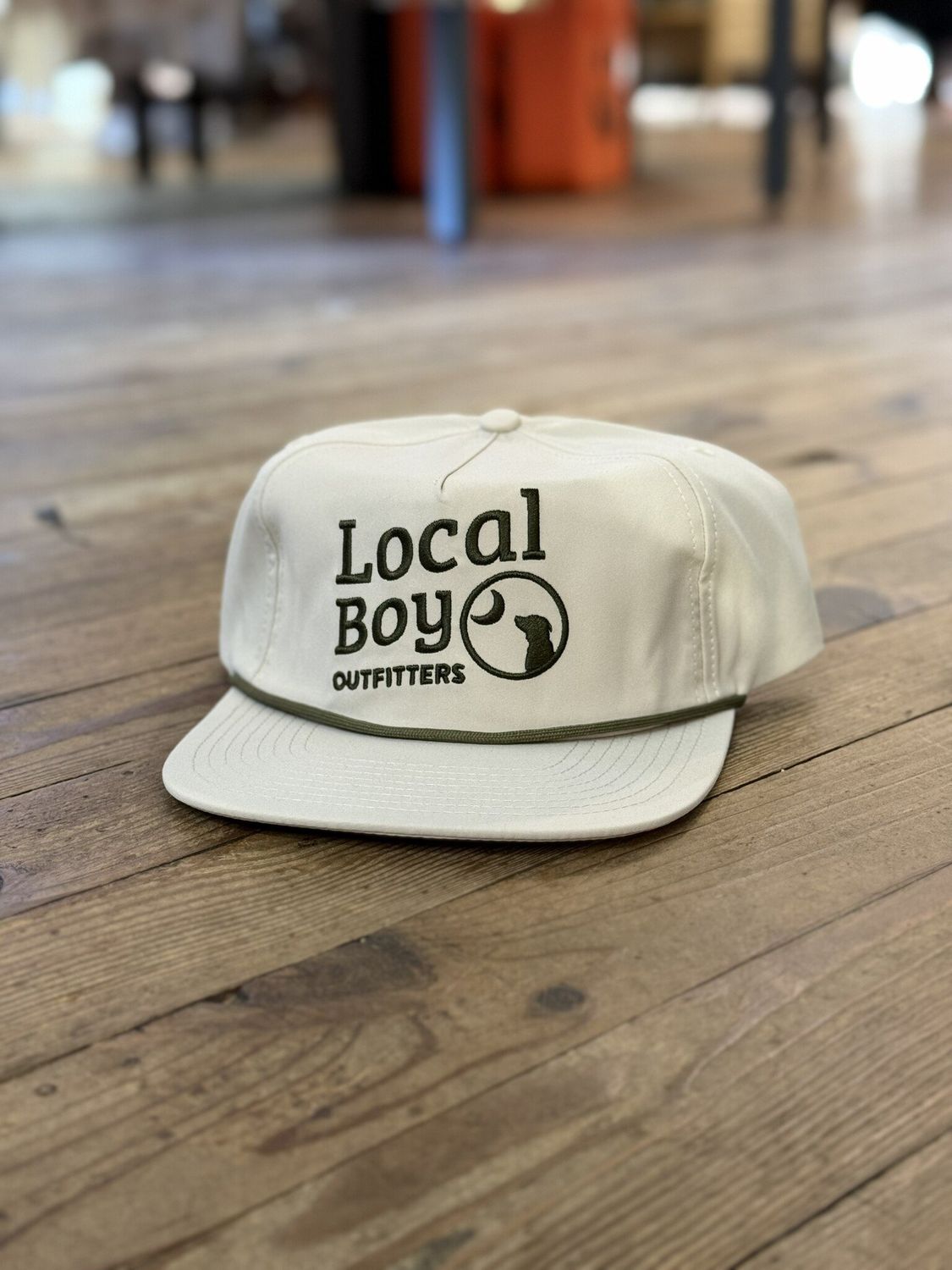 Local Boy Elevated Low Profile Hat Light Khaki