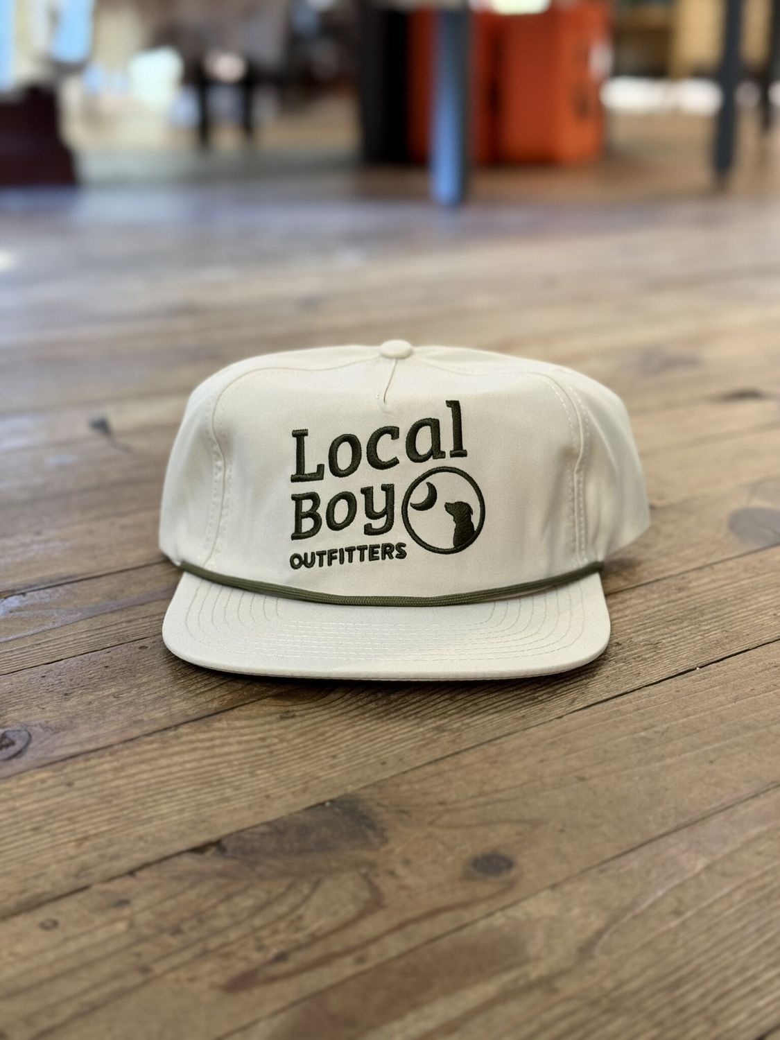 Local Boy Elevated Low Profile Hat Light Khaki